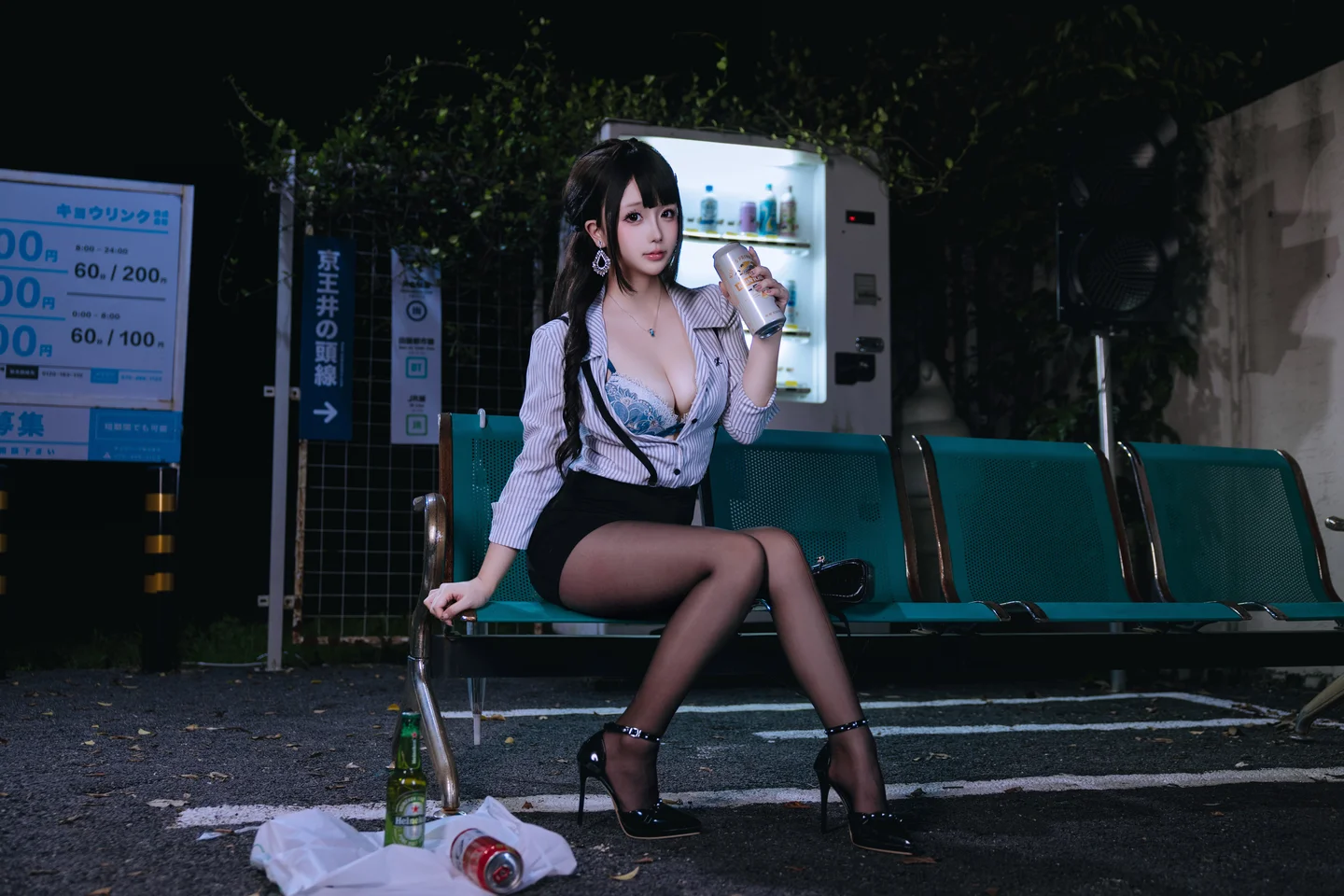 日奈娇 - 下班的OL [180P,8GIF,6V-1.40GB] tg@simisebaisi 【丝足阁】036.webp